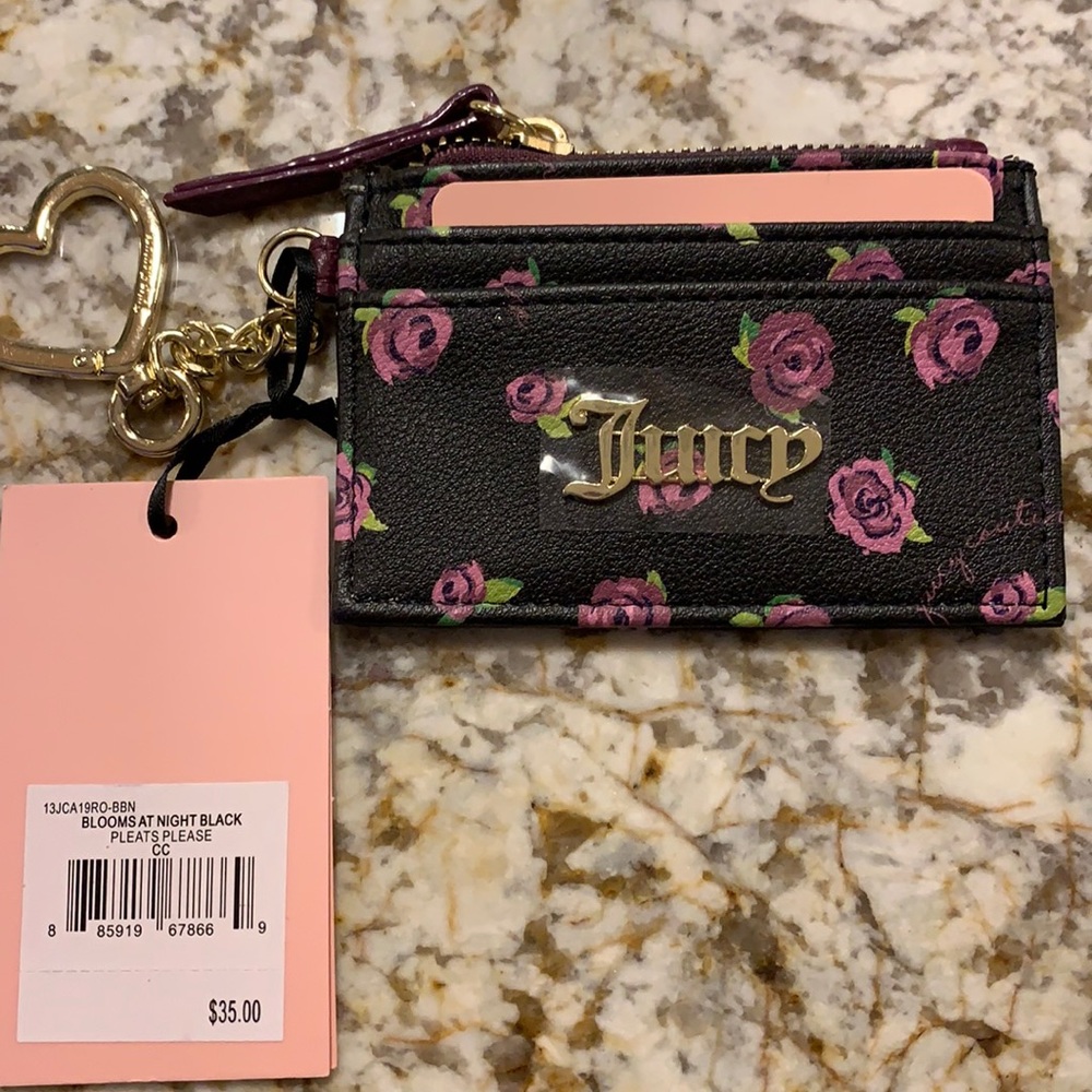 Juicy Couture card and coin holder